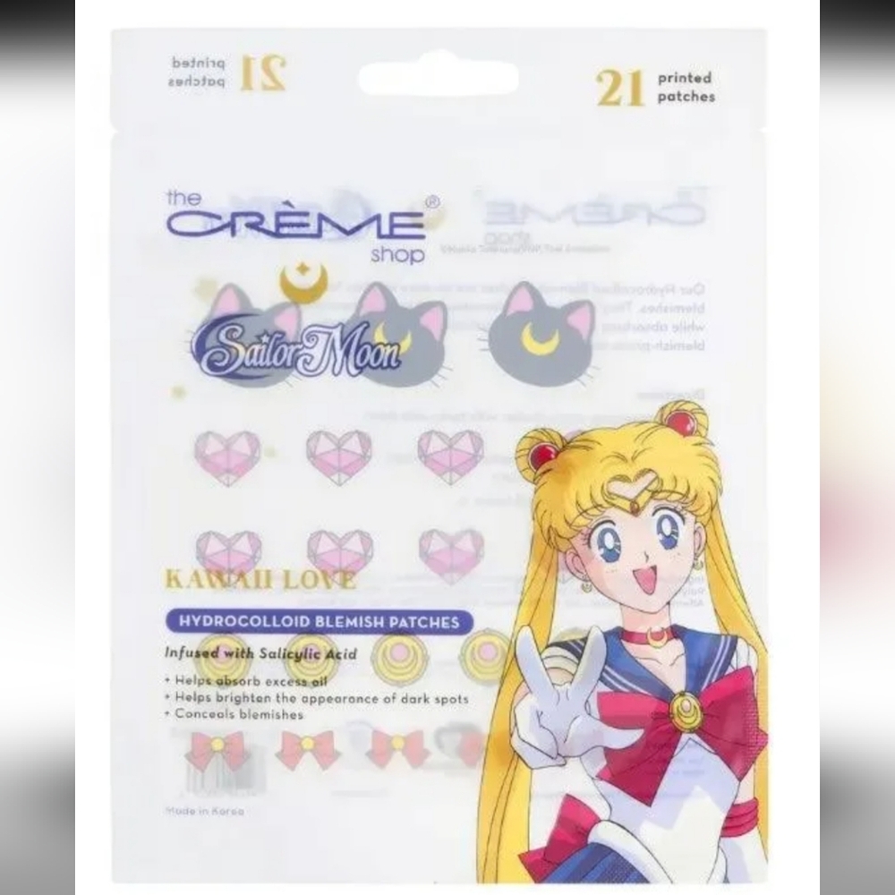 Sailor Moon Hydrocolloid Blemish Patches The Creme Shope - 21 Patches